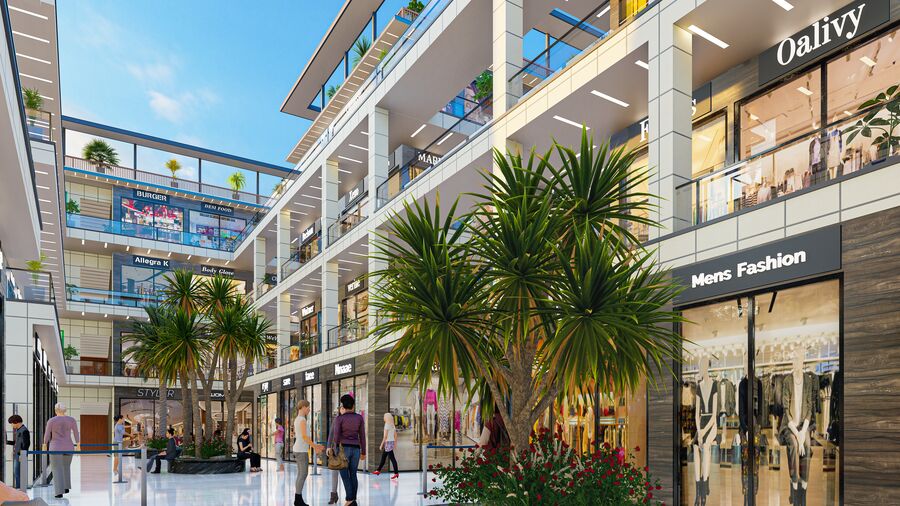 The Galleria — internal retail atrium walkway